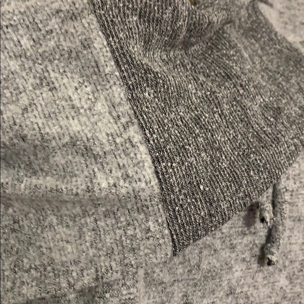 Cherish Gray Brushed Contrast Hoodie Top - Picture 5 of 8